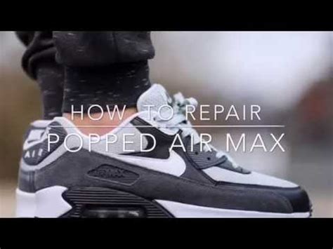 nike air mx wiedee aufpumpen|How To Repair POPPED Air Max .